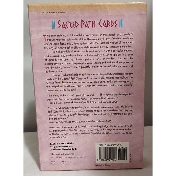 Sacred Path Cards: The Discovery of Self Through Native Teachings by Jamie Sams - Picture 3 of 5